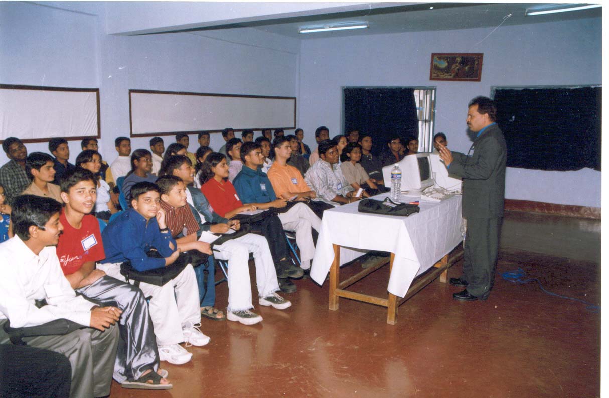 A session going on 
with Mr. Raman Gudipati